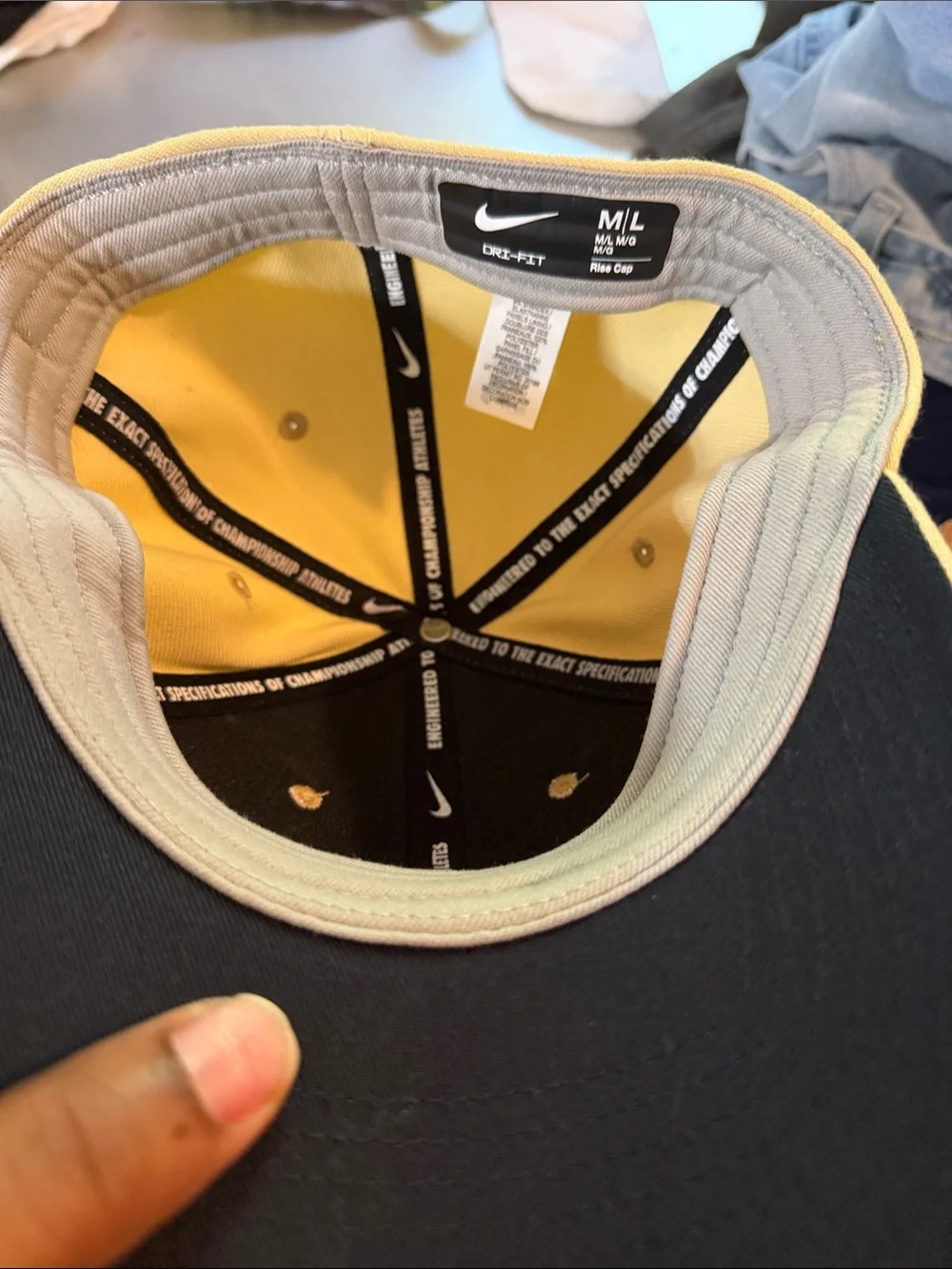 Nike Kids Colorado Buffs Pale Yellow Baseball Cap